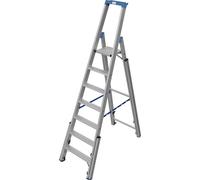 Escalera de tijera KRAUSE, con nivelación, ascenso por un lado