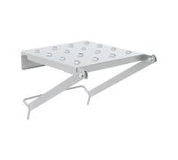 Escalera de trabajo 26,5 x 35 x 43,5 cm, plataforma colgante para escaleras multiusos con capacidad de carga de 150 kg, plataforma de trabajo para pintores y electricistas