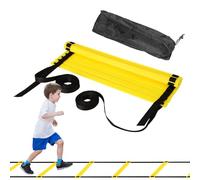 Escalera de velocidad: equipo de entrenamiento de agilidad para el pie, escalera de coordinación de reflejos, herramienta deportiva para deportes al aire libre para niños y adultos, entrenador de