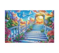 Escalera del Cielo Puerta Dorada Puzzle 1000 Piezas Juguete Educativo Familiar Interactivo Rompecabezas 3D para Hombres Y Mujeres Construir Maquetas Desafío Intelectual 1000 PCS