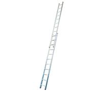 Escalera deslizante (Número de peldaños: 22 ud., Altura de trabajo: 5,3 m, Carga soportada: 150 kg, Aluminio)