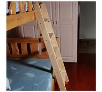 Escalera doble para cama alta con almohadillas antideslizantes y escalones de 10 cm de ancho, escalera de repuesto para literas, perfecta para bibliotecas y soluciones de ahorro de espacio (tamaño