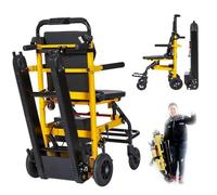 Escalera eléctrica, carretilla de mano para transporte de escaleras, capacidad de carga de 250 kg, funcionamiento manual y eléctrico, ideal para asistencia de movilidad de ancianos