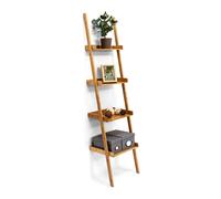 Escalera estantería librería de bambú mueble escalonado ligero Librería moderna