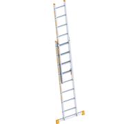 Escalera extensible de aluminio Layher, de 2 piezas, extraíble
