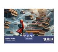 Escalera Flotante Mágica Puzzle de 1000 Piezas Papel Puzzle para Adultos Escena Imaginativa Relajante Decoración Hogar Regalo Familiar 38x26cm/1000pcs