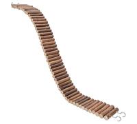 Escalera Hámster Cerca De Madera para Roer para Animales Pequeños