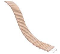 Escalera Hámster Plegable de Madera para Animales Pequeños