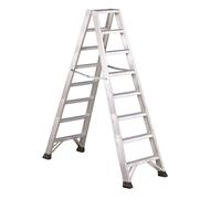 ESCALERA INDUSTRIAL SVELT DE TIJERA DOBLE 8 PELDAÑOS P1 ALUMINIO 1. 86MT P 1 8