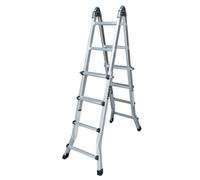 Escalera KTL K1 telescópica multifunción sin base - Tamaño: 3+3 peldaños sin base