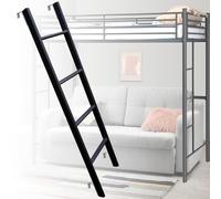 Escalera metálica de Repuesto para convertir una litera en una Cama Doble en autocaravanas, residencias de Estudiantes, Furgonetas Camper y áticos; Escalera Multifuncional Universal de 4/5 p