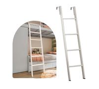 Escalera metálica para litera Que Ahorra Espacio con Gancho, Escalera para Cama Individual de Caravana/Escalera Corta Solamente, Escalera Lateral Doble para Armario de Caravana, altillo, dor