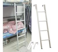 Escalera metálica para litera Que Ahorra Espacio con Gancho, Escalera para Cama Individual de Caravana/Escalera Corta Solamente, Escalera Lateral Doble para Armario de Caravana, altillo, dor