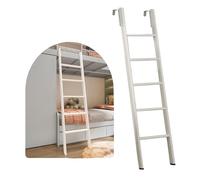 Escalera metálica para litera Que Ahorra Espacio con Gancho, Escalera para Cama Individual de Caravana/Escalera Corta Solamente, Escalera Lateral Doble para Armario de Caravana, altillo, dor