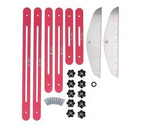 Escalera multifunción ajustable de 8 a 16 pulgadas, herramienta de medición para elevadores, herramienta de plantilla de aleación de aluminio