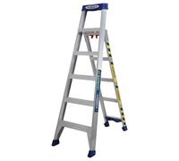 Escalera Multiusos De Aluminio Leansafe X3 Profesional 3 En 1 - 75070