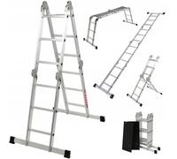 Escalera multiusos KADAX 12 peldaños, escalera multiusos hasta 150kg