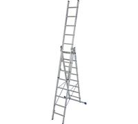 Escalera multiusos KRAUSE, de 3 piezas, con tramo extraíble