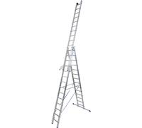 Escalera multiusos KRAUSE, de 3 piezas, con tramo extraíble