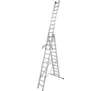 Escalera multiusos KRAUSE, de 3 piezas, con tramo extraíble
