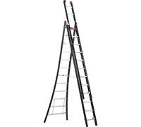 Escalera multiusos NEVADA Altrex, de 3 tramos, en negro
