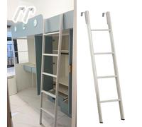 Escalera para Cama, Escalera para litera para ático, Dormitorio de Estudiantes, Escalera para litera, Escalera de Tijera para Cama Doble con Ganchos (tamaño: 116 cm/45 Pulgadas)