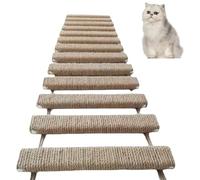 Escalera para gatos de interior, 100 cm, suministros de raspado para gatito, escaleras de descanso para gatito, para maestros de animales entrenadores amigos de los animales apartamento dormitorio