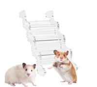 Escalera Para Hámster: 20x6 Cm/7,87x2,36 Pulgadas, Juguetes De Escalada De Acrílico Transparente Para Háster, Compañero De Casa Para Hámster, Rampa Para Animales Pequeños, Juguetes Para Ratones,