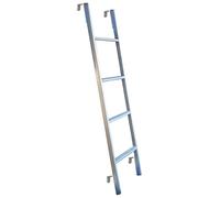 Escalera para litera de 114, 127, 139 y 140 cm, Ideal para Casas rodantes, Coches, Barcos, lofts, etc., Ajustable en Metal para casa, Dormitorio o apartamento. Capacidad de Carga: 150 kg.