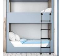 Escalera para litera de pie, 71"/75"/79''/83"/87"/91" Escalera de reemplazo de Cama de Metal Escalera de Escalada Universal Escaleras Rectas Tipo Loft Multiusos, tamaño Personalizable(110cm/43in)