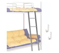 Escalera para litera y Campean de 1,8 m, escalera de metal con gancho para niños y ancianos, duradera, segura, fácil acceso a literas y camas elevadas