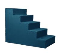 Escalera para Perros de 56 cm de Altura - 5 peldaños, tapizados con Tela mullida imitando Piel, portátiles - Plataforma para sofá, Cama para Perro, Gato, Animales pequeños, Ancianos