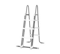 Escalera Para Piscina Altura Máxima CM. 107 Peldaños Desmontables Intex 28075