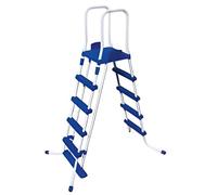 Escalera Para Piscina Metálica AXEL Resistente A La Óxido Fácil Montaje 132 Cm