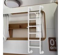 Escalera para Ventana, litera Interior Blanca, ático de 45 a 70 Pulgadas, Resistente, con Salida de Emergencia, montada en la Pared para Dormitorio, Caravana