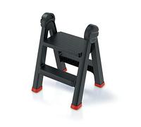 Escalera doble Escalera plegable Escalera hogar 2 peldaños hasta 150 kg