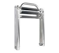 Escalera Plegable de Acero Inoxidable de 3 peldaños para embarcaciones Tipo pontEscalera Plegable de Acero Inoxidable de 3 peldaños para embarcaciones Tipo pontón, Ideal para embarcar Yates.