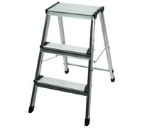Escalera plegable de aluminio de 3 peldaños WERKA PRO