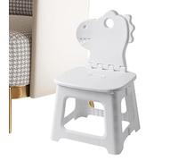 Escalera Plegable,Escalera Plegable | Silla Plegable Portátil Bunny Dinosaurio con Soporte Dorsal | Muebles para el Hogar, Cambiador para, Viajes, Picnic