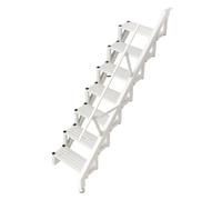 Escalera Plegable para altillo con pasamanos, contra la Pared Izquierda