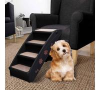 Escalera plegable para perros negro 62x40x49,5 cm