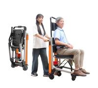 Escalera Plegable Portátil para Personas Mayores,Salvaescaleras Eléctrico con Orugas,Marco De Aleación De Aluminio,Carga Segura De 100 Kg,Ideal para Personas Mayores Y Discapacitadas. 13A