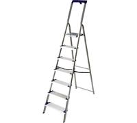 Escalera profesional FACAL grandes caminos de 120 mm, 7 peldaños - Altura de trabajo 3,39 m - GM7M