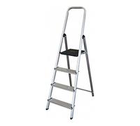 Altipesa S0416163 Escalera 304N Aluminio, 3 Peldaños, Multicolor