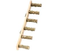 Escalera rascadora para loros, soporte para pájaros, jaula de juguete, rama de juguete, escalera de escalada, escalera de pájaros de pie para loros