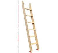 Escalera Resistente for Cama Alta Doble con Almohadillas Antideslizantes y Soportes de Gancho. Accesorio de Madera Seguro y cómodo for literas.(170cm)
