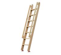 Escalera retráctil de madera para desván, ahorro de espacio, para ático, ventana de escape, dormitorio, acceso a la biblioteca