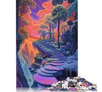 Escalera Surrealista: Rompecabezas desafiante y Estimulante, 100% cartón Reciclado, Ideal para Adultos y niños, 1000 Piezas (38 x 26 cm)