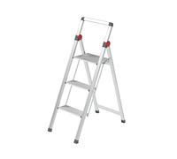 Escalera taburete Gierre Mini Slimstep sólo 5 centímetros de espacio - Aluminio 3 peldaños dlgS 81/08 - art. BS301