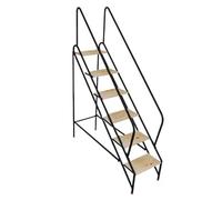 Escalera Taburete Taburete de Escalera for Piscina, Silla de Escalera de Doble propósito, Plataforma Alta for Subir a la Oficina, el hogar, la Biblioteca, el ático Infantil Taburete(Six Step)